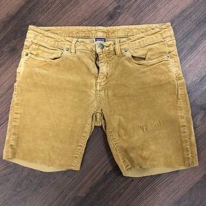 Cutoff Patagonia corduroy shorts